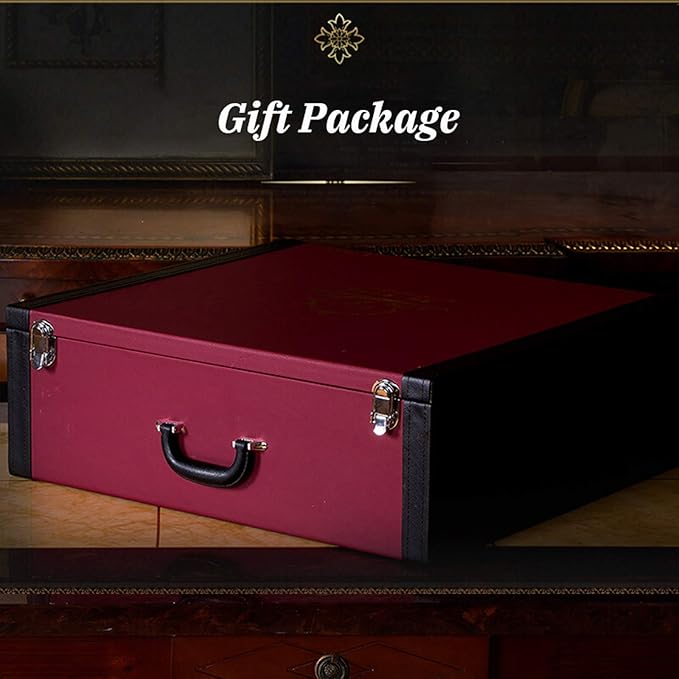 Elegant Classic Pottery Tableware,Ceramics Dinner Set, 50 Pieces Pure White High Grade Bone China Dinnerware Sets | Phnom Penh Soup Pot Plate Bowl Porcelain Combination S